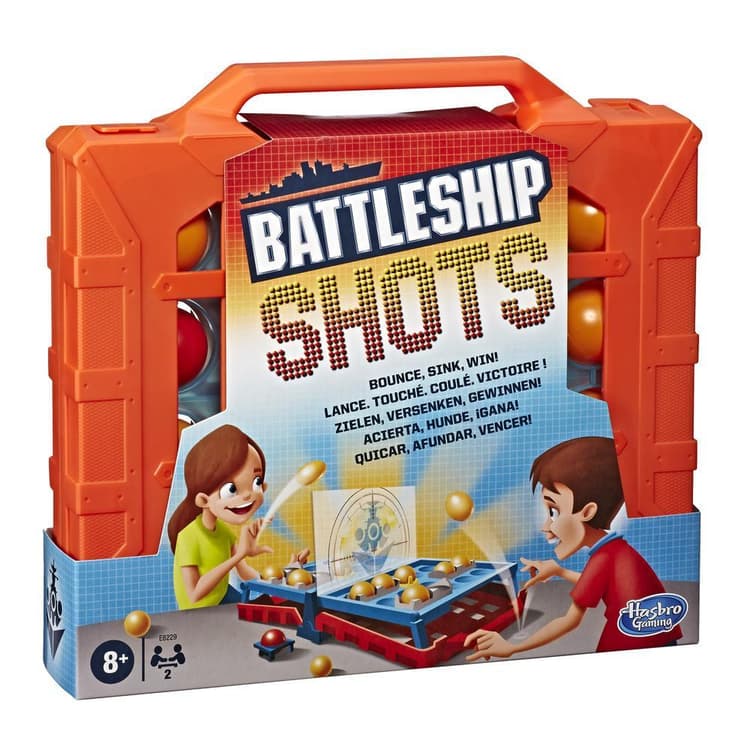Battleship Shots -peli, strateginen pallopeli 8 vuotta täyttäneille
