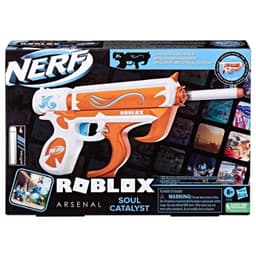 Nerf Roblox Arsenal: Soul Catalyst Dart Blaster, Includes Code to Redeem Exclusive Virtual Item, 4 Elite Nerf Darts
