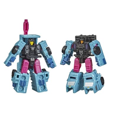 Transformers Generations War for Cybertron : Earthrise, 2 Micromasters Escouade Decepticon WFC-E40, 3,5 cm