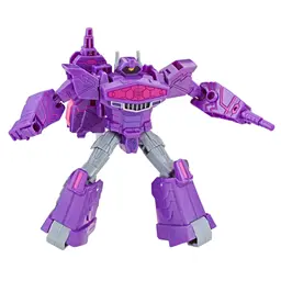 Transformers Bumblebee Cyberverse Adventures, figurine Shockwave Action Attackers de 13,7 cm, classe Guerrier