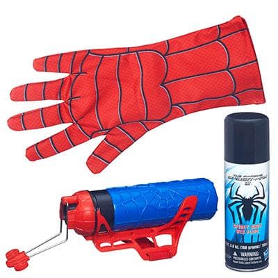 Spider-Man Lance-Fluide + Eau avec Gant