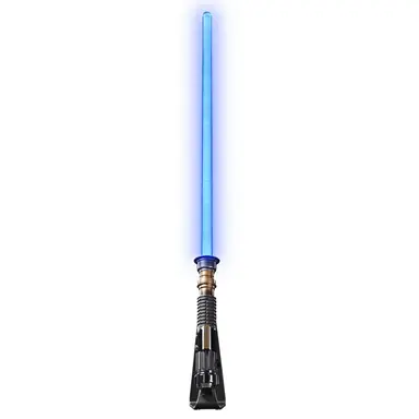 Star Wars The Black Series, sabre laser Force FX Elite d'Obi-Wan Kenobi de collection avec LED et effets sonores