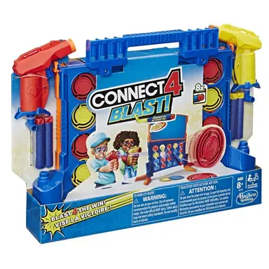 Jeu Connect 4 Blast! avec blasters Nerf