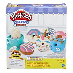Play-Doh Kitchen Creations Delightful Donuts Set with 4 Colors