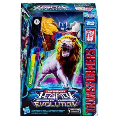 Transformers Legacy Evolution, figurine convertible Maximal Leo Prime de 17,5 cm classe Voyageur