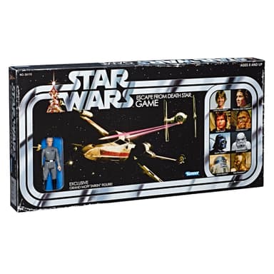 Star Wars Jeu de plateau Fuite de l'Étoile de la Mort avec figurine Tarkin exclusive pour 8 ans et plus