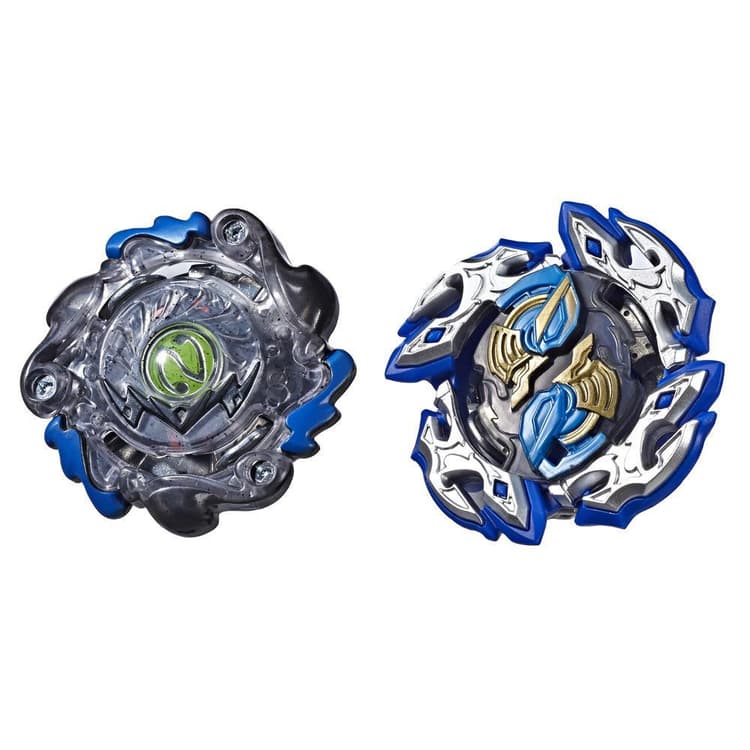 Beyblade Burst Duo Turbo Slingshock DullahanD4 et Dark-X Nepstrius N4 – 2 toupies de combat à rotation droite, 8 ans et plus