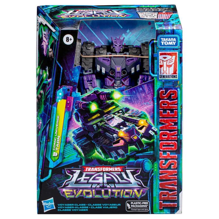 Transformers Legacy Evolution, figurine convertible Comic Universe Tarn de 17,5 cm classe Voyageur