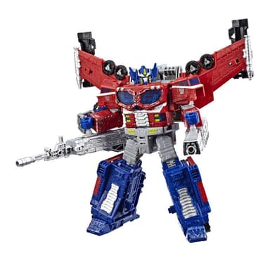 Jouets Transformers Generations War for Cybertron : Siege, figurine de classe leader Optimus Prime Amélioration galactique WFC-S40, pour adultes et enfants de 8 ans et plus, 17,5 cm