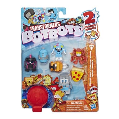 Transformers BotBots Toys Series 1 Greaser Gang 8-Pack -- Mystery 2-In-1 Collectible Figures!