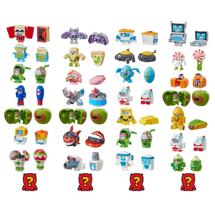 Jouet Transformers BotBots série 2 Ensemble de 8 des Gâtés pourris - Figurines mystères 2 en 1 à collectionner! Enfants de 5 ans et plus (le style et les couleurs peuvent varier) de Hasbro
