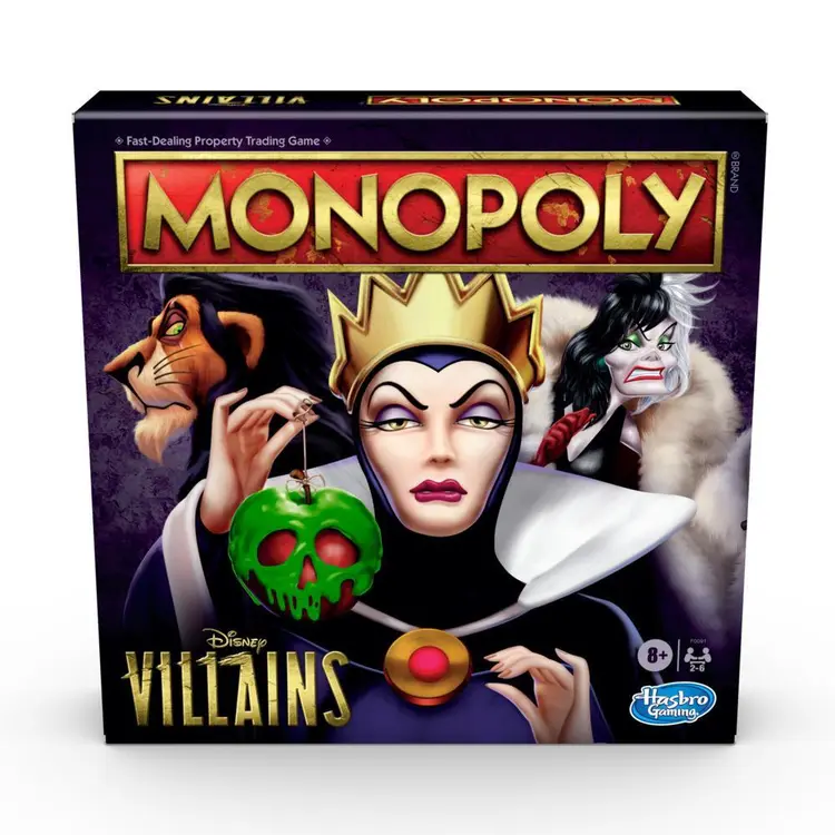 Monopoly: Disney Villains Edition Board Game for Ages 8 and Up