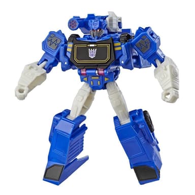 Transformers Bumblebee Cyberverse Adventures, figurine Soundwave de 13,7 cm, classe guerrier