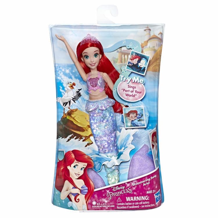 Disney Princess Shimmering Song Ariel, Singing Doll