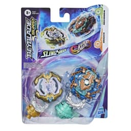 Beyblade Burst Surge Dual Collection Pack Hypersphere Shield Kraken K5 and Slingshock Hercules H4 Battling Game Top Toys