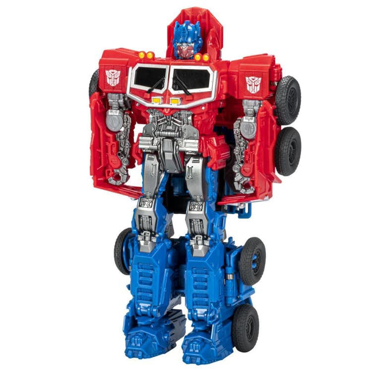 Transformers Bumblebee Cyberverse Adventures Dinobots Unite, figurine Smash Changer Optimus Prime, 22,5 cm