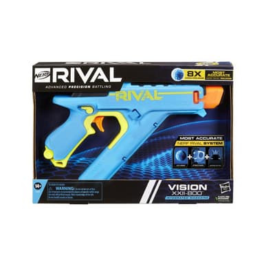 Nerf Rival Vision XXII-800 Blaster, Most Accurate Nerf Rival System, Adjustable Sight, 8 Nerf Rival Accu-Rounds