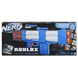 Nerf Roblox Arsenal, blaster motorisé Pulse Laser, 10 fléchettes Nerf, chargeur et code pour article virtuel dans le jeu
