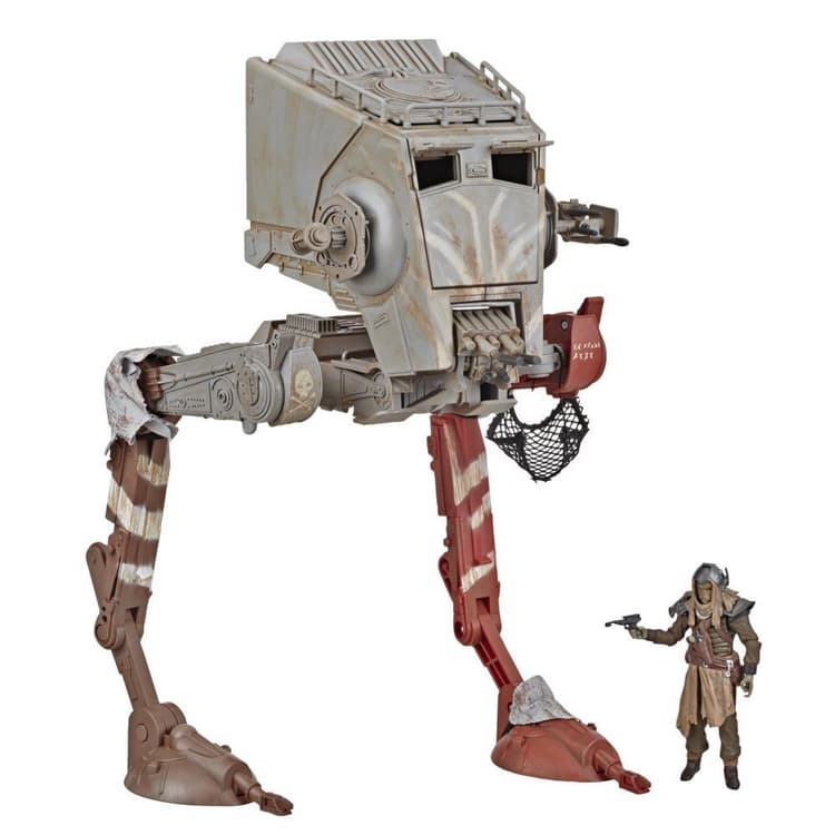 Star Wars The Vintage Collection, The Mandalorian, véhicule AT-ST Raider et figurine, pour enfants, à partir de 4 ans