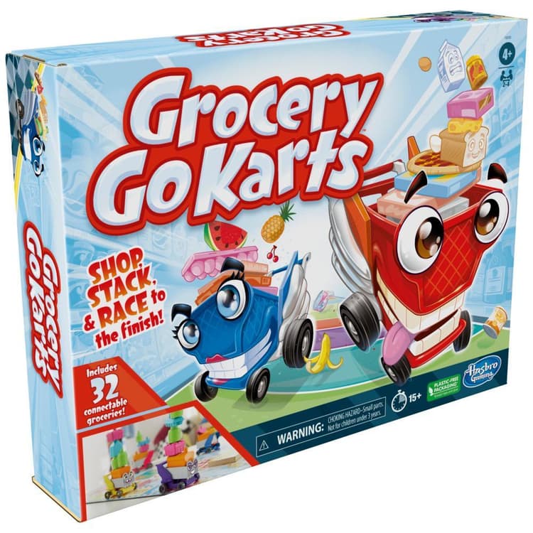 Épicerie en folie, jeu de plateau pour enfants et tout-petits, jeux préscolaires, à partir de 4 ans