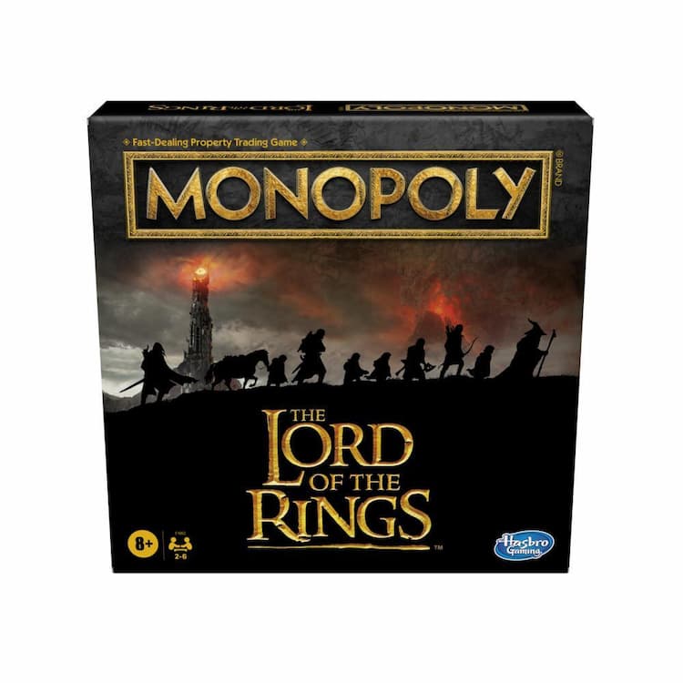 Monopoly: The Lord of the Rings Edition Board Game for Kids Ages 8 and Up