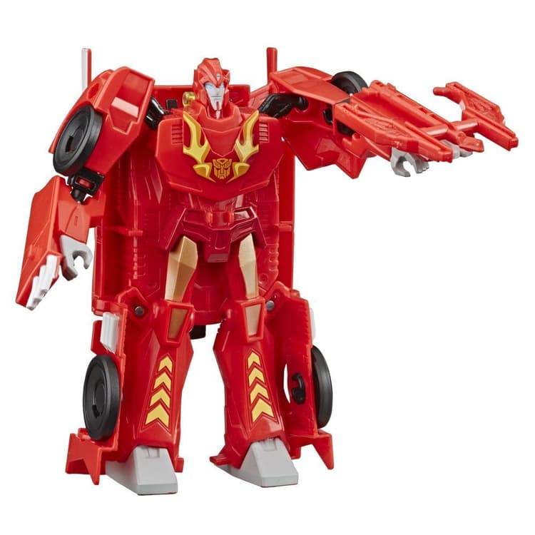 Jouets Transformers Cyberverse, figurine Hot Rod d'une taille de 17 cm, classe ultra, se combine à l'armure Energon pour gagner en surpuissance, pour enfants, à partir de 6 ans