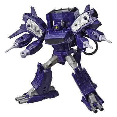 Transformers Generations War for Cybertron: Siege - Figurine Shockwave WFC-S14 de classe leader