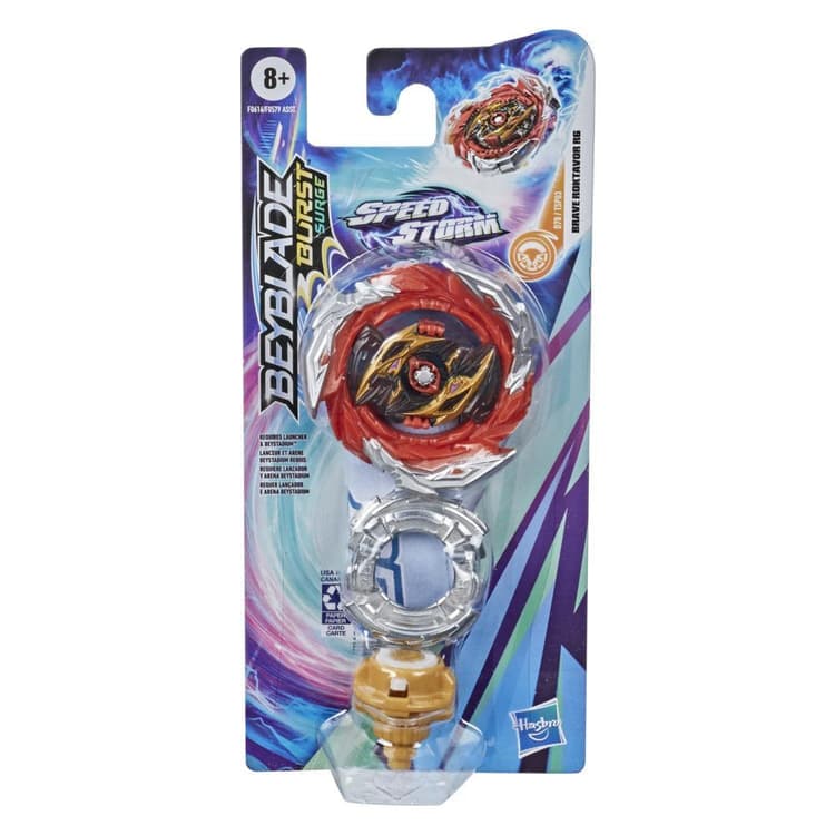 Beyblade Burst Surge Speedstorm Brave Roktavor R6 Spinning Top Single Pack -- Battling Game Top Toy for Kids