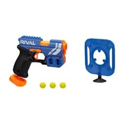 Nerf Rival - Ensemble de cible avancé/Pack d'entraînement avancé, blaster à chargement par la culasse, cible à ventouse, 3 billes en mousse Nerf Rival officielles
