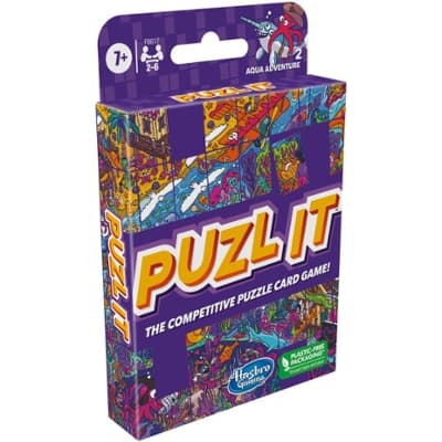 Puzl It Game: Aqua Adventure, The Competitive Puzzle Card Game, Family Games for Ages 7+
