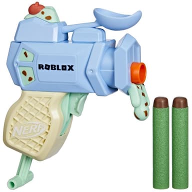Nerf MicroShots Roblox Tower Defense Simulator: The Mint Choco Freezer blaster à fléchettes