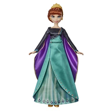 Disney La Reine des neiges - Poupée Anna chantante Tenue de reine