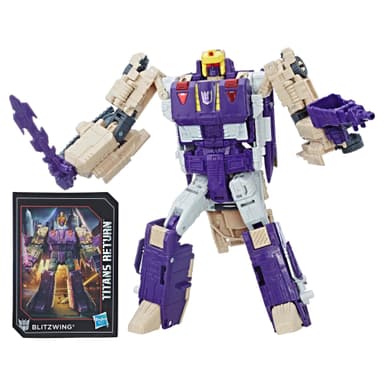 Transformers Generations Titans Return Voyager Blitzwing and Hazard