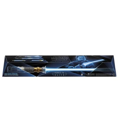 Star Wars The Black Series Obi-Wan Kenobi Force FX Elite Lightsaber Collectible with Advanced LED and Sound Effects