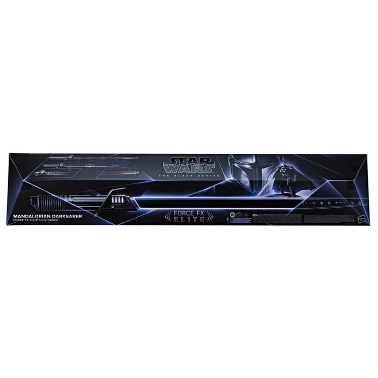 Star Wars The Black Series Mandalorian Darksaber Force FX Elite Lightsaber, Advanced LEDs, Sound Effects, Adult Roleplay