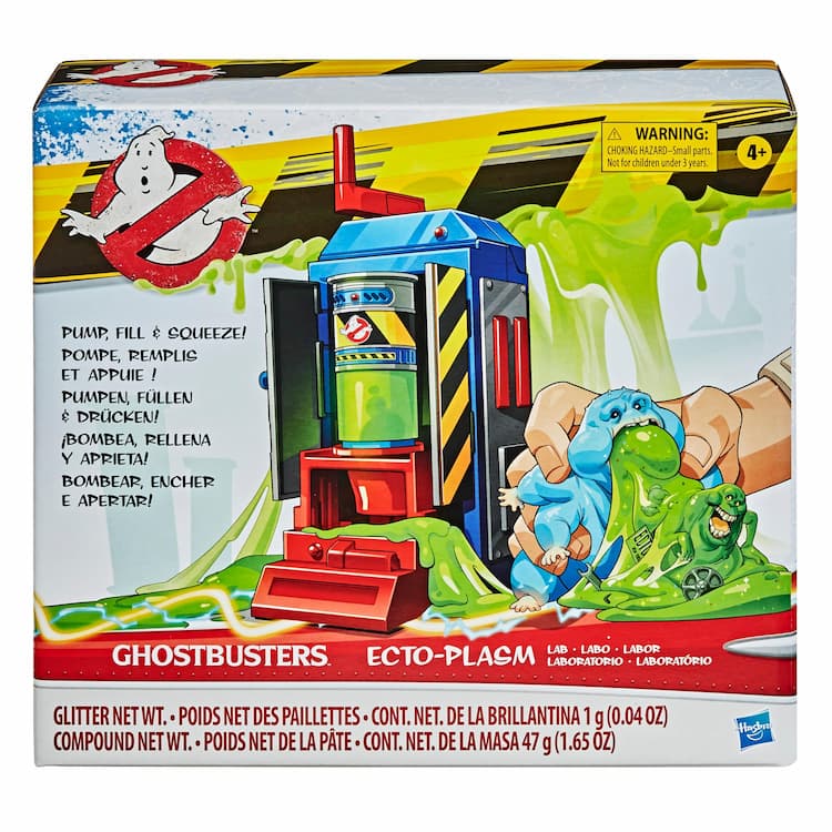 Ghostbusters Ecto-Plasm Lab Playset for Kids Ages 4 and Up with Compound, Ghost Toy, Glitter, Accessories, Non-Toxic
