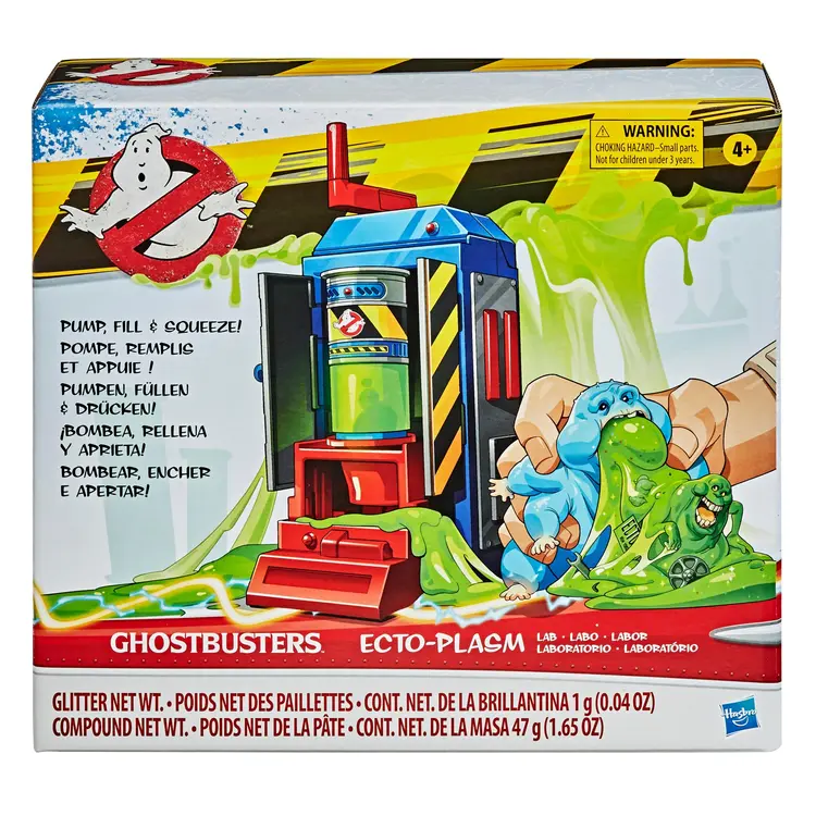 Ghostbusters Ecto-Plasm Lab Playset for Kids Ages 4 and Up with Compound, Ghost Toy, Glitter, Accessories, Non-Toxic