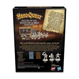 Avalon Hill HeroQuest Return of the Witch Lord Quest Pack, for Ages 14 and Up, Requires HeroQuest Game System to Play
