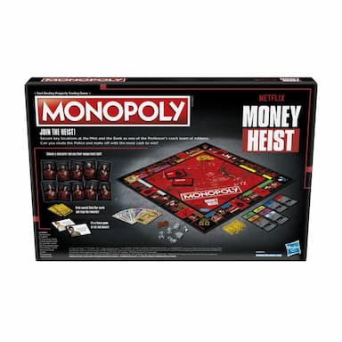 Monopoly: Netflix La Casa de Papel/Money Heist Edition Board Game for Adults and Teens, Ages 16 and Up
