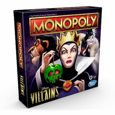 Monopoly: Disney Villains Edition Board Game for Ages 8 and Up