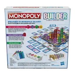 Monopoly Builder Board Game, Strategy Game, Family Game, Games for Kids, Fun Game to Play, Family Board Games