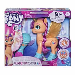 My Little Pony: A New Generation Movie Sing 'N Skate Sunny Starscout - 9-Inch Remote Control Toy, 50 Reactions, Lights and Music