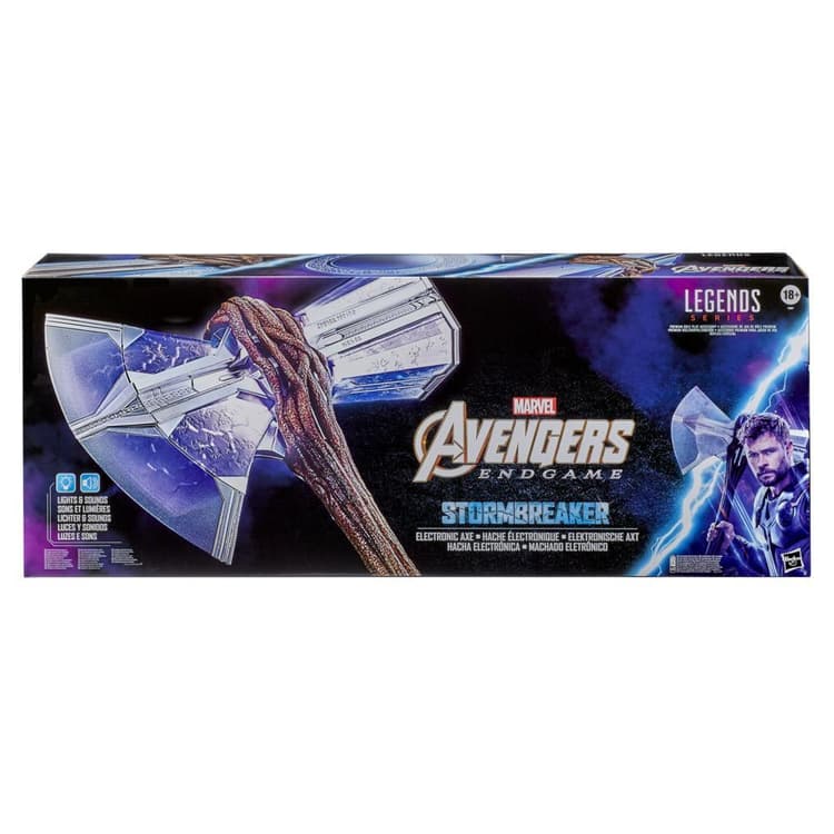 Marvel Avengers: Endgame Marvel’s Stormbreaker Axe Thor Premium Roleplay Item with Sound FX