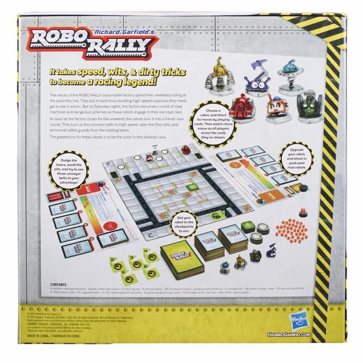 Avalon Hill Robo Rally Strategy Board Game, Ages 12 and Up, For 2-6 Players