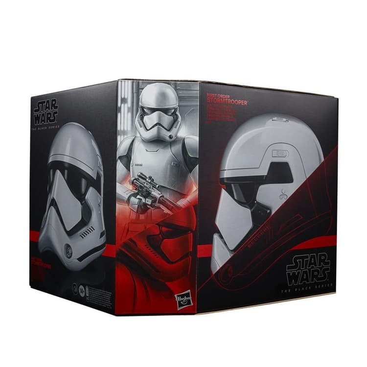 Star Wars The Black Series First Order Stormtrooper Electronic Helmet, Star Wars: The Rise of Skywalker Collectible