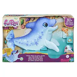 furReal Dazzlin' Dimples My Playful Dolphin, 80+ Sounds and Reactions, Interactive Toy Electronic Pet, Ages 4 and Up