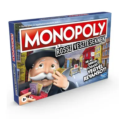 Monopoly a rossz veszteseknek társasjáték 8 éves kortól