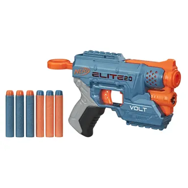 Nerf Elite 2.0 Volt SD-1 kilövő – 6 eredeti Nerf lövedék, lézeres célzás, 2 lövedék tárolása, 2 taktikai sín