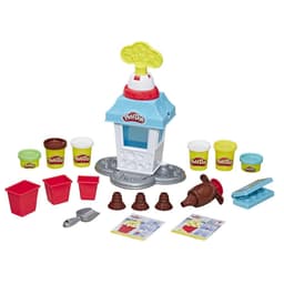 Play-Doh - Kitchen Creations, Popcorn Party Set (playset con 6 vasetti di pasta da modellare)