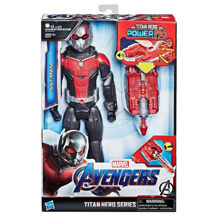 Marvel Avengers: Endgame - Ant-Man Titan Hero con Power FX incluso (Action Figure da 30 cm)